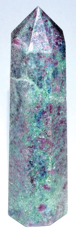 Ruby Fuchsite: Heart Healing Crystal Obelisk