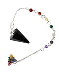 Dispelling Black Tourmaline Chakra Pendulum