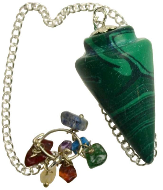 Heart's Desire Malachite Pendulum