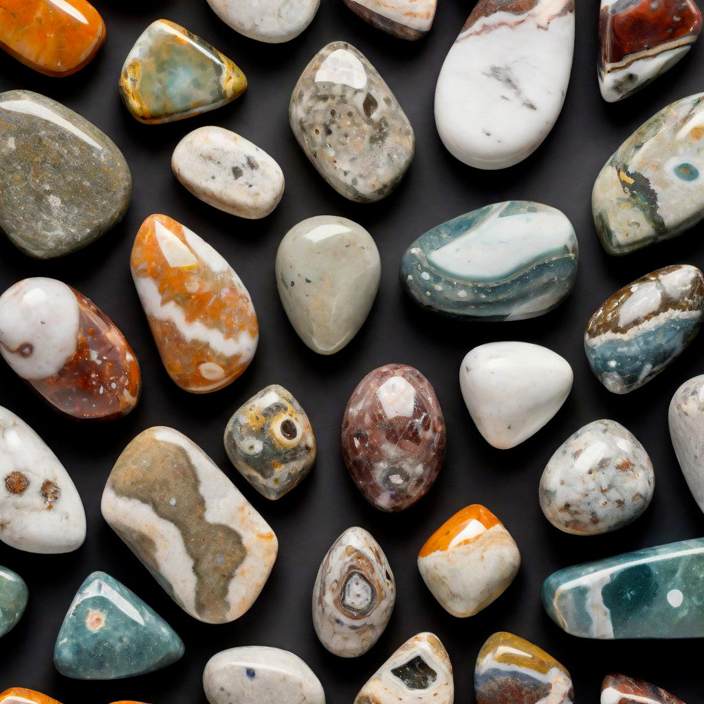 Soothing Ocean Jasper Tumbled Stones
