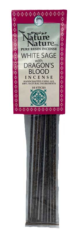 Nature Nature's White Sage with Dragon's Blood Incense Sticks
