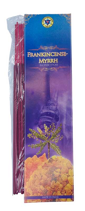 Pure Vibrations' Frankincense & Myrrh Incense Sticks