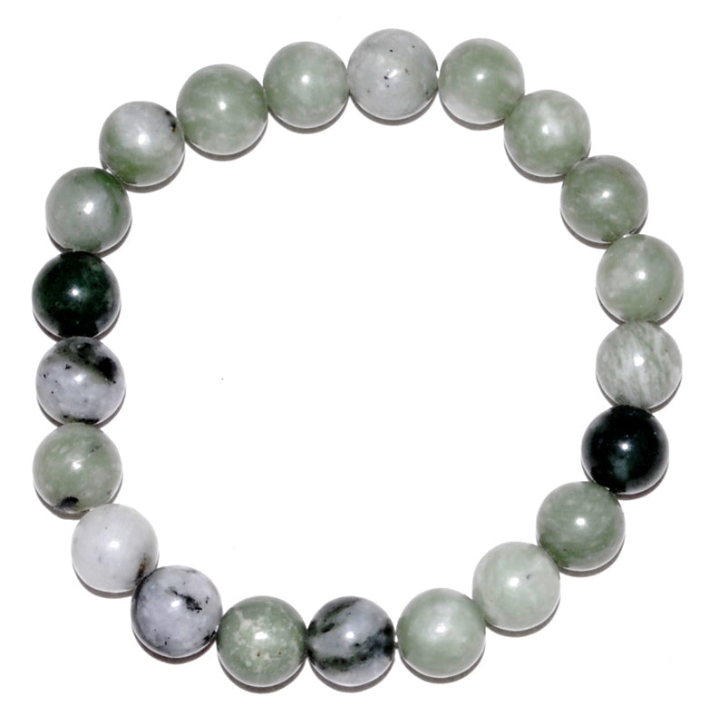 Green Jade Beaded Bracelet