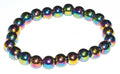  Rainbow Hematite Beaded Bracelet 