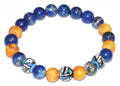 Lapis & Palo Santo Beaded Bracelet