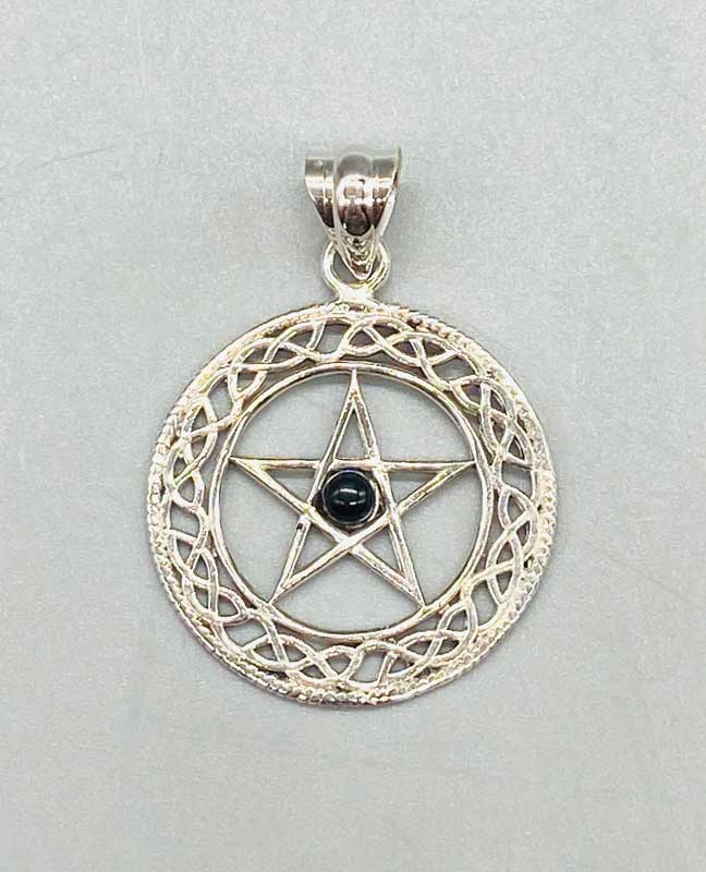 Black Obsidian Pentagram Pendant – Arcane Arcadia