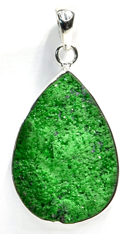 Uvarovite Teardrop Pendant