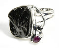 Ruby Shungite Ring