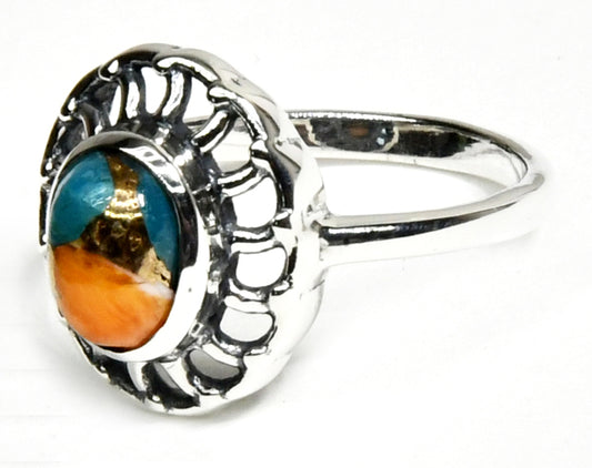 Turquoise Spiny Oyster Ring