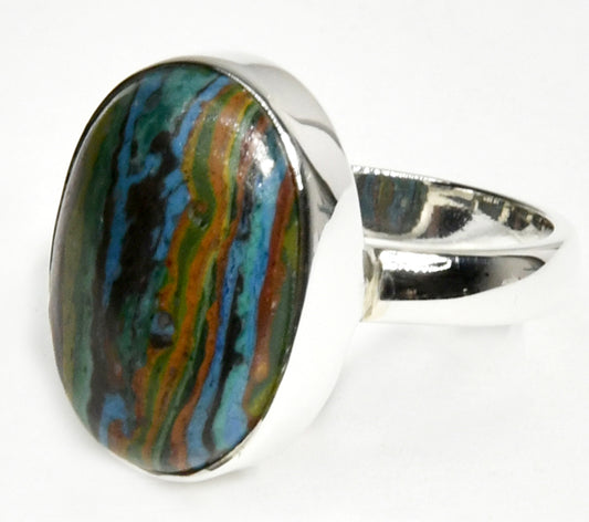 Rainbow Calsilca Ring