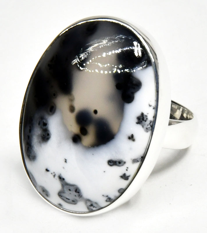 Dendritic Opal Ring