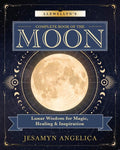 Book cover of 'Llewellyn's Complete Book of the Moon' with a moon illustration and decorative elements.