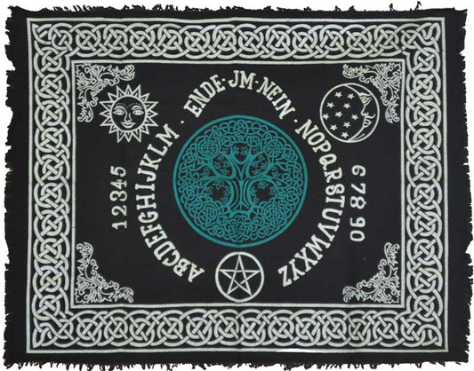 Tree of Life Ouija-Board Altar Cloth