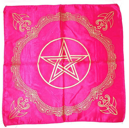 21" Pink Pentagram Altar Cloth