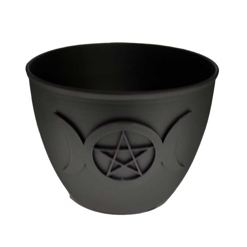 Triple Moon & Pentagram Ritual Bowl
