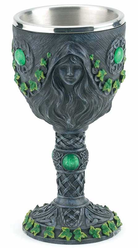 Triple Moon Goddess Chalice