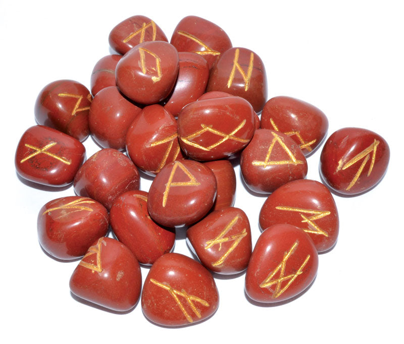 Fancy Red Jasper Rune Set – Arcane Arcadia