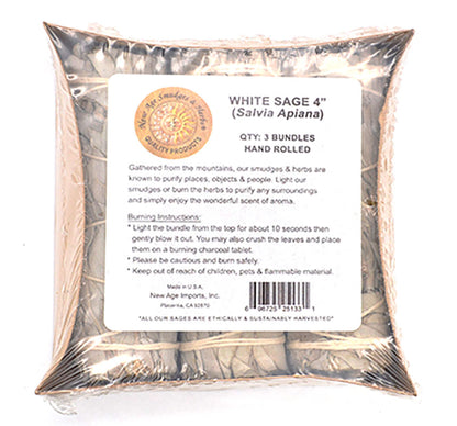 White Sage Smudge Stick Pack