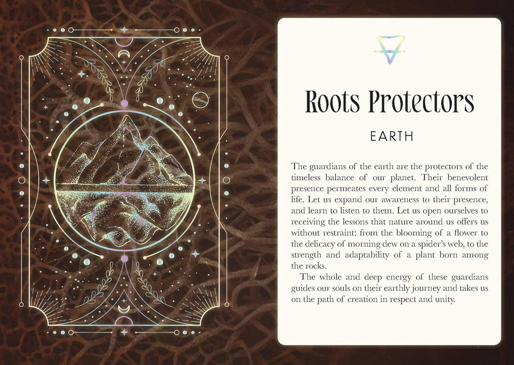Decorative card with astrological symbol and text on a brown background