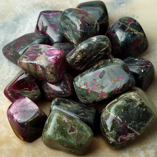 Precious Tumbled Corundum Stones