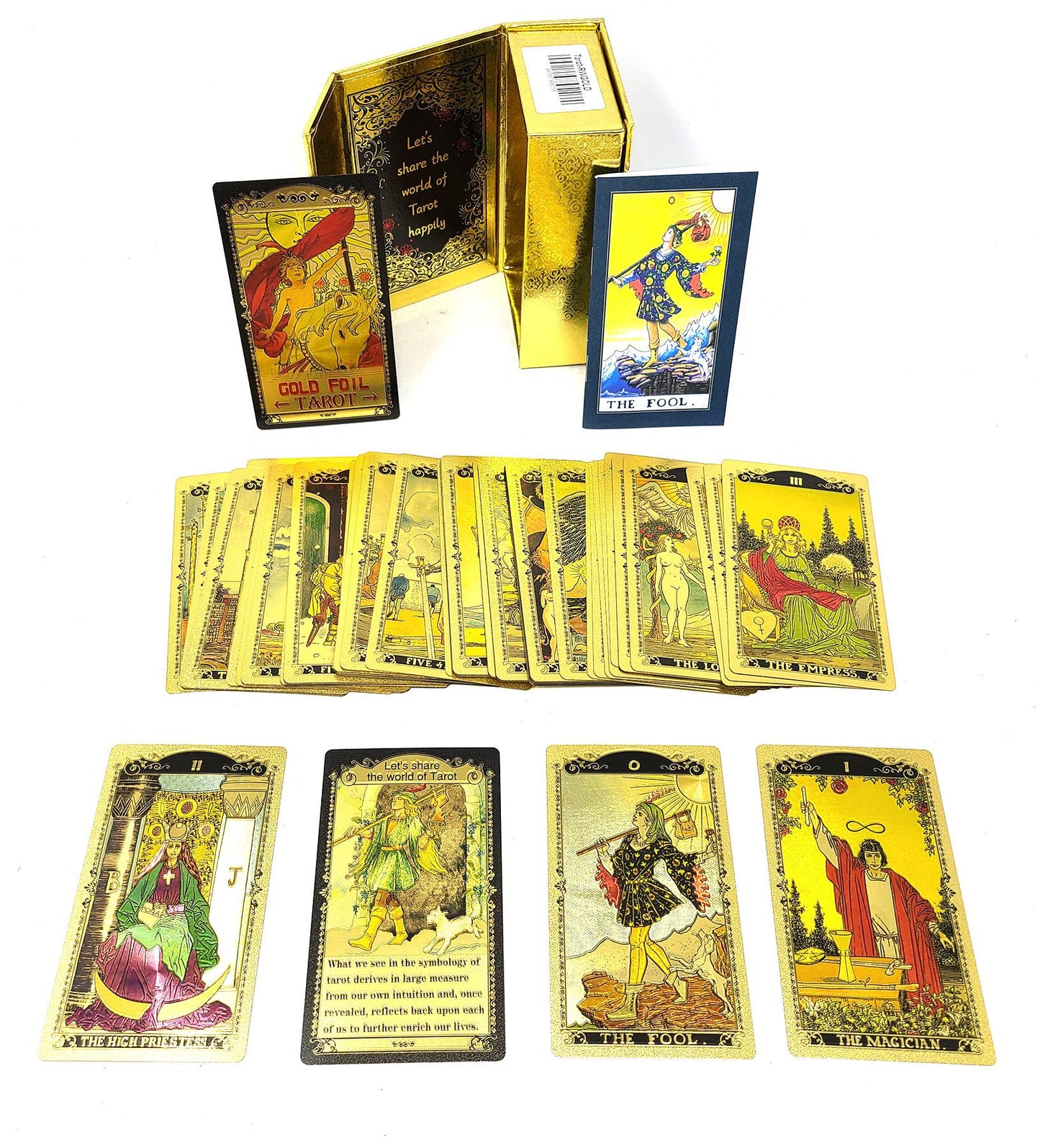 Gold Foil Rider-Waite Tarot Deck