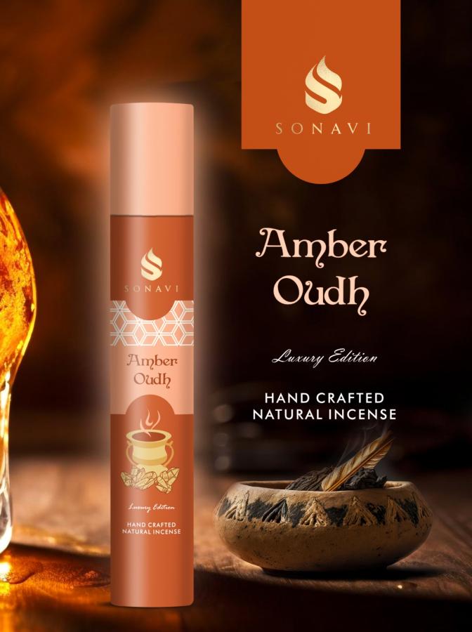 Sonavi Luxury Edition Incense - Amber Oudh