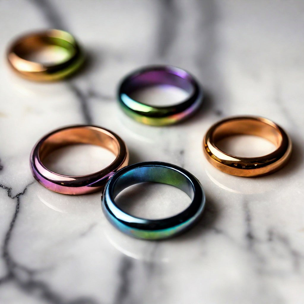 Rainbow Hematite: 50 Rings of Magic