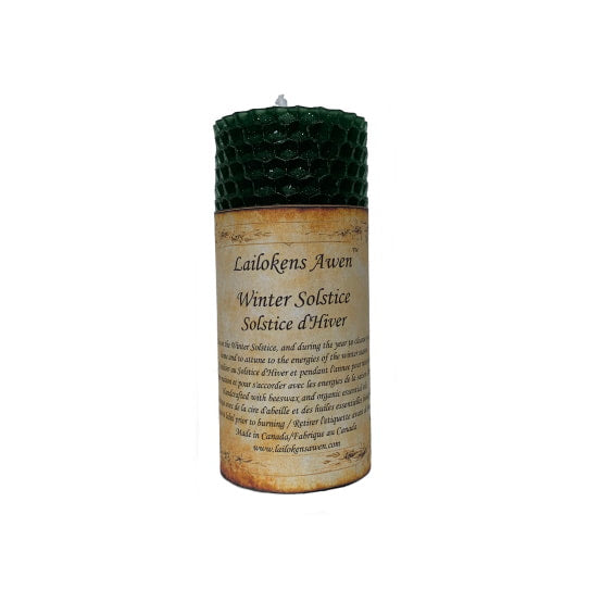 Lailokens Awen's Winter Solstice Altar Candle