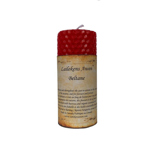 Lailokens Awen's Beltane Sabbat Candle