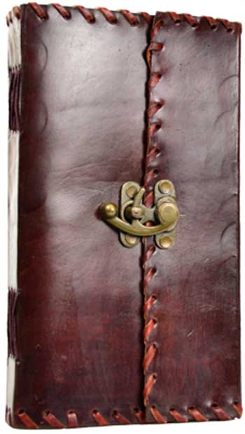 1842 Poetry Leather Journal