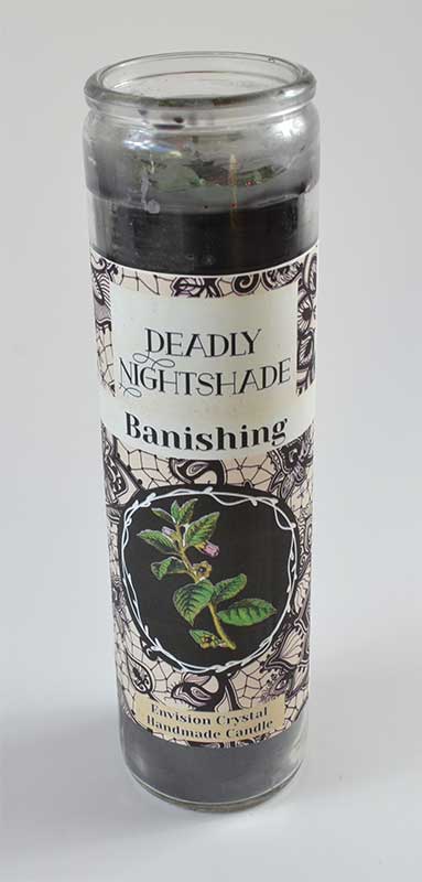 Deadly Nightshade aromatic jar candle