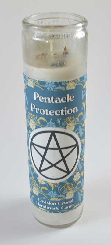 Pentacle Protection Jar Candle