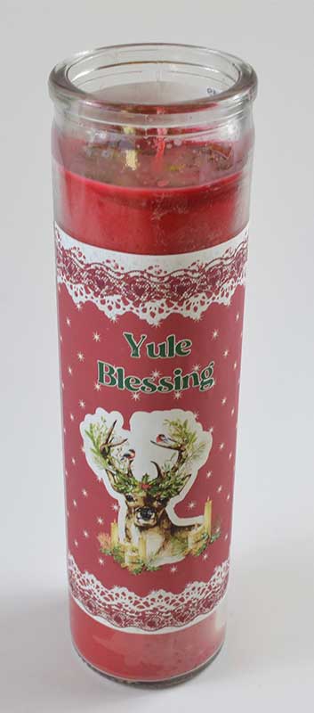 Yule Blessing Jar Candle