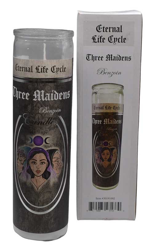 Three Maidens Benzoin Jar Candle