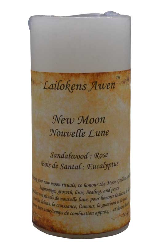 Lailokens Awen's New Moon Candle