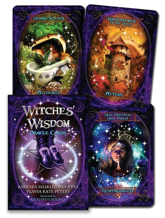 Witches' Wisdom oracle by Meiklejohn-Free & Peters