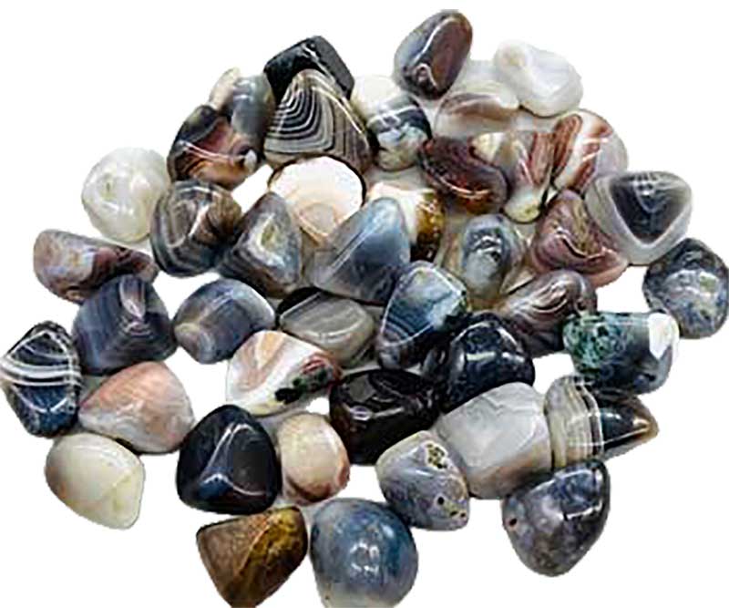 Tumbled Botswana Agate - Harmony of Hues