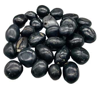 Tumbled Black Agni Manitite