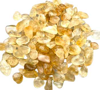 Sun-Kissed Citrine Crystal Tumbles