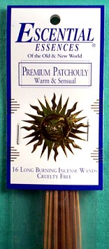 Escential Essences' Patchouli Incense Sticks