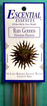 Escential Essences' Rain Goddess Incense Sticks