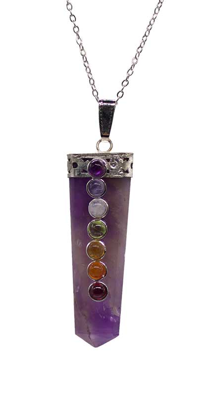 Radiant Amethyst Chakra necklace