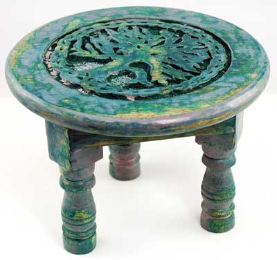 Round Tree of Life Altar Table