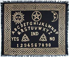 Ouija-Board Altar Cloth for Esoteric Enthusiasts