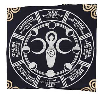 24"x24" Earth Goddess altar cloth