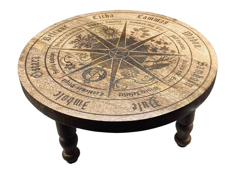 Pagan Calendar Altar Table
